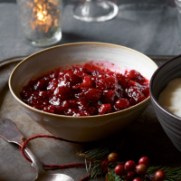 Cranberry and clementine sauce