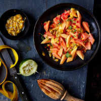 Passion fruit and papaya salsa