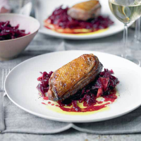 Soy and Honey Duck Breasts with Spiced Red Cabbage