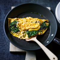 Spinach & ricotta omelette