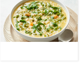 Italian style spring soup