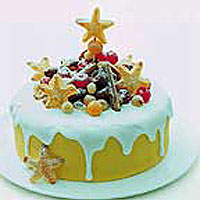 Step by Step  Christmas Cake to Bake and Decorate