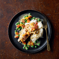 Chicken with coconut & apricots
