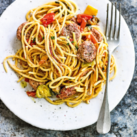 Easy spaghetti & meatballs