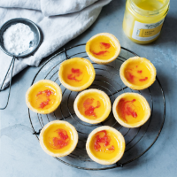 Martha Collison's lemon curd & raspberry tarts