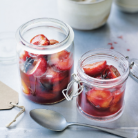 Pickled plums with star anise