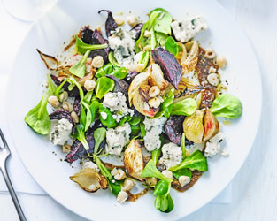 Roasted beetroot & Roquefort salad with fig balsamic