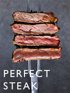 Image of steak linking to cooking guide