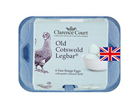 Clarence Court Old Cotswold Legbar mixed weight British free range eggs