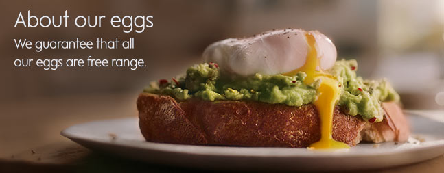 We guarantee that all Waitrose & Partners eggs are free range 