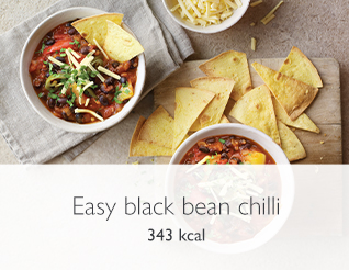 easy black bean chilli