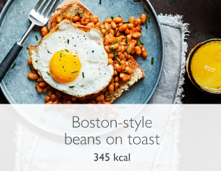 Boston-style beans on toast