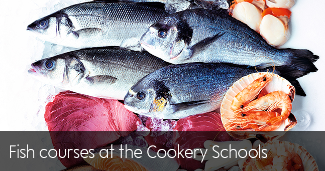 Fish courses at the Cookery Schools