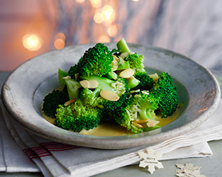 Heston's broccoli and almonds