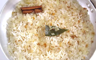 Spiced pilau rice
