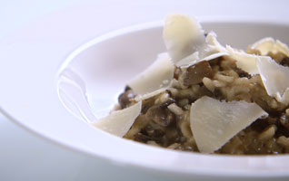 Oven-Baked Wild Mushroom risotto