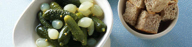 Cornichon, the French word for Gherkin