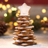 3D Gingerbread Christmas trees