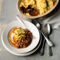 A cottage pie for lighter eating