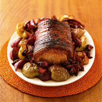 Balsamic Roast Pork with Glazed Apples_image