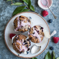 Berry breakfast muffins