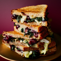 Brie and Cavalo Nero Toasted sandwiches