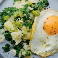 Colcannon with eggs