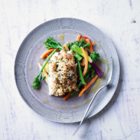 Cod with Parmesan crumble