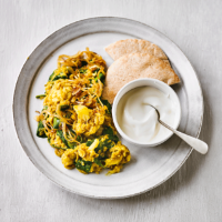 Dhal with spinach & cauliflower