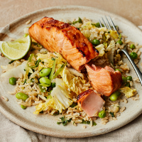 Ginger and soy salmon