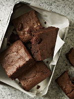 James Tanner's black forest brownies