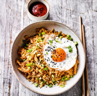 Kimchi egg-fried rice