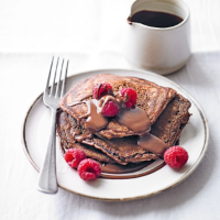 Martha Collison's chocolate brownie pancakes