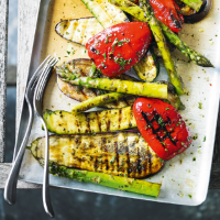 Marinated chargrilled vegetables