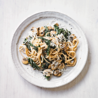 Mushroom & cavolo nero pasta