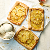 Maple-glazed pineapple tarts