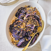 Roasted red cabbage