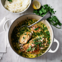 Sage and rosemary chicken stew