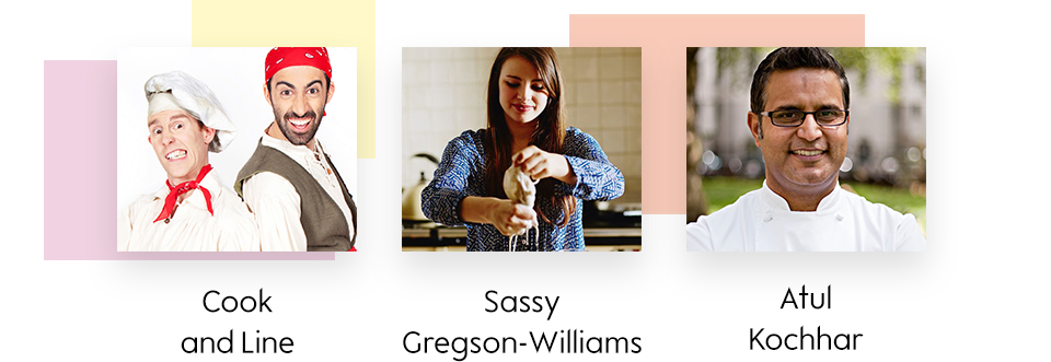Cook and Line, Sassy Gregson-Williams and Atul Kochhar