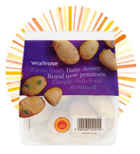 Waitrose baby Jersey Royal potatoes