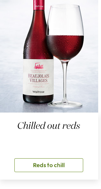 Chilled red wine 