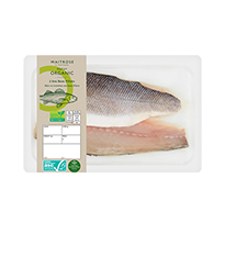 New England seafood sea bass fillets