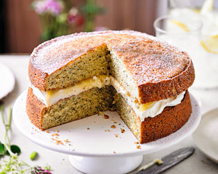 Martha Collison's lemon & poppy seed cake