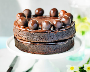 Martha Collison's chocolate truffle simnel cake