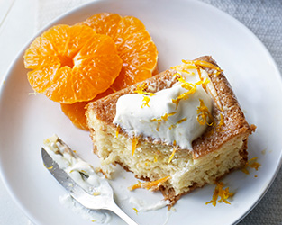 Clementine tres leches cake