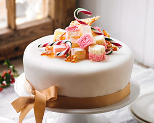 Martha Collison's sweetie Christmas cake
