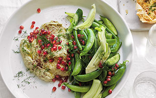 Courgette baba ganoush