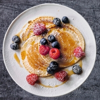 Dairy and gluten-free pancakes