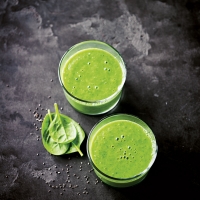 Green breakfast smoothie