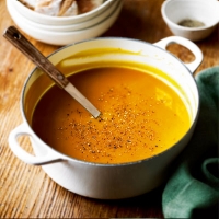 Spiced apple and squash soup